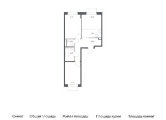 Продается 2-комнатная квартира, 58.1 м2, Москва, ЮВАО