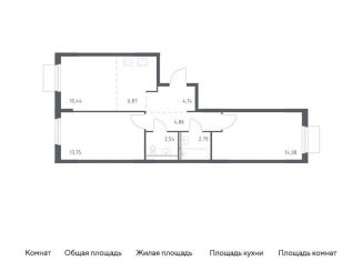 Продаю 2-комнатную квартиру, 59.5 м2, Московская область, жилой комплекс Мытищи Парк, к5