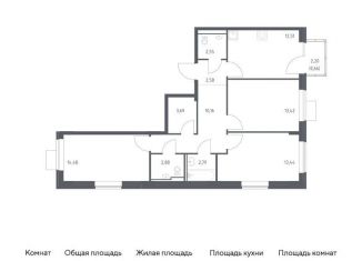 Продажа трехкомнатной квартиры, 79.2 м2, Москва, Молжаниновский район