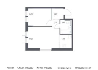 Двухкомнатная квартира на продажу, 40.8 м2, Москва, САО