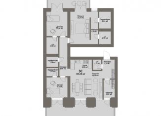 Продам 3-комнатную квартиру, 108.4 м2, Челябинская область