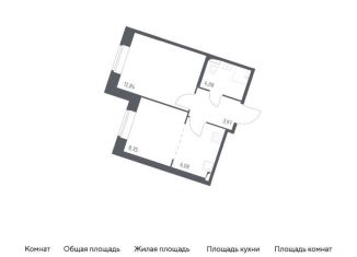Продаю двухкомнатную квартиру, 35.3 м2, посёлок Песочный