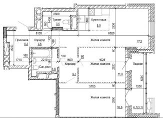 Продам 3-комнатную квартиру, 78.3 м2, Новосибирск, Ленинский район, улица Титова, 236А