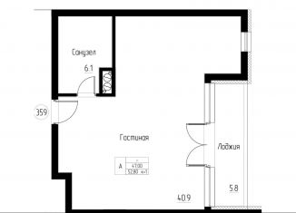 Продам однокомнатную квартиру, 52.8 м2, Светлогорск