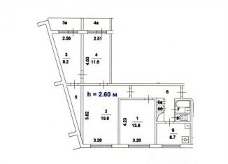 Продажа 4-комнатной квартиры, 76 м2, Москва, Булатниковский проезд, 10к4, метро Академика Янгеля
