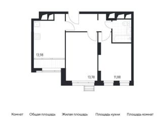 Продается 2-ком. квартира, 50.2 м2, Красногорск, жилой комплекс Спутник, к14