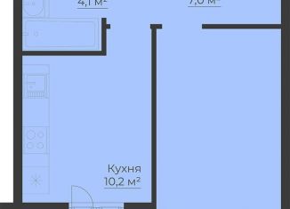 1-ком. квартира на продажу, 40.2 м2, Рыбинск