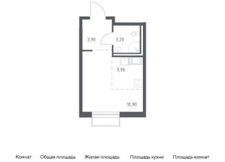 Продается квартира студия, 21.9 м2, Санкт-Петербург, жилой комплекс Курортный квартал, 6