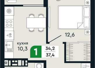 Продаю 1-комнатную квартиру, 37.4 м2, Свердловская область, улица Бажова, 30А