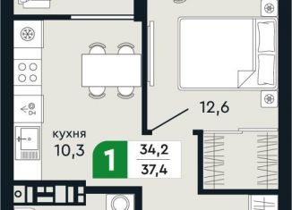 Продам 1-комнатную квартиру, 37.4 м2, Свердловская область, улица Бажова, 30А