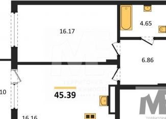 Продаю 1-ком. квартиру, 45.4 м2, Светлогорск