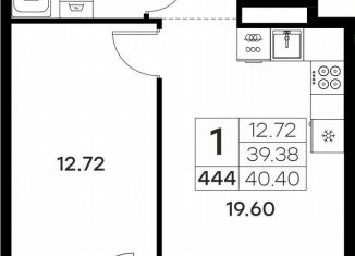 Продается 1-ком. квартира, 40.4 м2, Владимир, Октябрьский район, Тракторная улица, 43