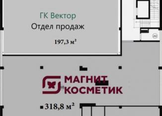 Продается помещение свободного назначения, 318.8 м2, Анапа, Мирная улица, 29к2