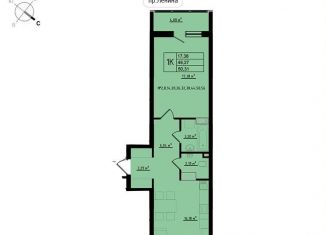 Продается однокомнатная квартира, 50.3 м2, Обнинск, улица Мира, 2