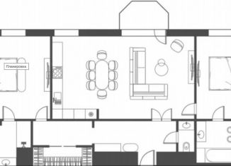 Продается 2-комнатная квартира, 124 м2, Москва, Звонарский переулок, 3, Звонарский переулок