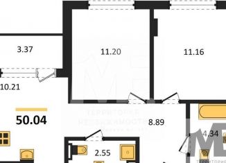 Продаю 2-комнатную квартиру, 50 м2, Светлогорск