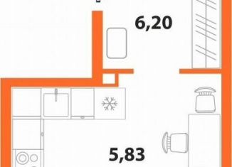 1-ком. квартира на продажу, 33.3 м2, Ульяновская область, ЖК Аквамарин-2, 1