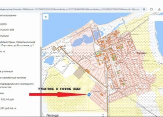 Продам земельный участок, 8 сот., село Портовое, Восточная улица, 1