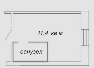 Продам квартиру студию, 10.4 м2, Москва, Елизаветинский переулок, 6с1, станция Курская