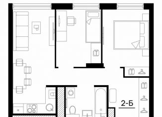 Продажа 2-ком. квартиры, 48.4 м2, Астрахань