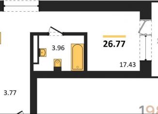 Продам квартиру студию, 26.8 м2, Воронеж, Транспортная улица, 58