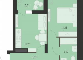 Продается однокомнатная квартира, 37.3 м2, Екатеринбург, метро Чкаловская, улица Вильгельма де Геннина, 23