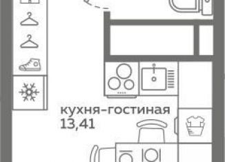 Продаю квартиру студию, 20 м2, Тюмень