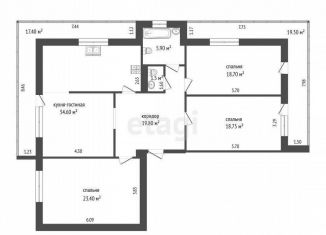 Продажа 4-ком. квартиры, 123.2 м2, Тюменская область, Фабричная улица, 9