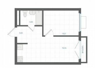 Продаю 1-комнатную квартиру, 33.4 м2, Екатеринбург, Ленинский район