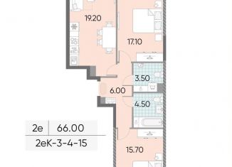 Продам двухкомнатную квартиру, 66 м2, Москва, ЖК Обручева 30, к1