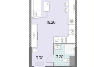 Продается квартира студия, 24.7 м2, Москва, ЖК Обручева 30, к1