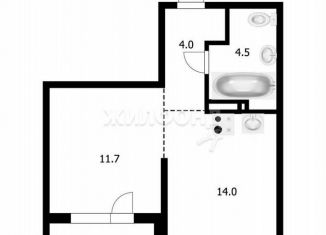 Продажа 1-ком. квартиры, 38 м2, Новосибирская область, Кедровая улица, 80/3