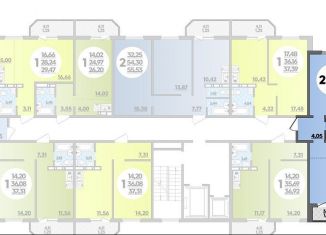 2-ком. квартира на продажу, 43 м2, Ростов-на-Дону, улица Юрия Дубинина, 1, ЖК Суворовский