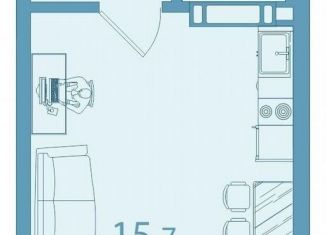 Продажа квартиры студии, 24.5 м2, поселок Зональная Станция, улица Леонова, 1