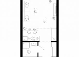 Продаю квартиру студию, 25.1 м2, Москва, жилой комплекс Полар, 1.5