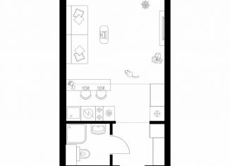 Продаю квартиру студию, 25.2 м2, Москва, жилой комплекс Полар, 1.4