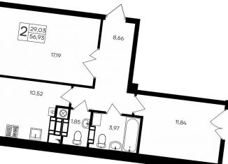 Продажа 1-ком. квартиры, 49.1 м2, Крым