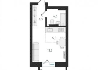 Продается квартира студия, 28 м2, Новосибирск, Заельцовский район