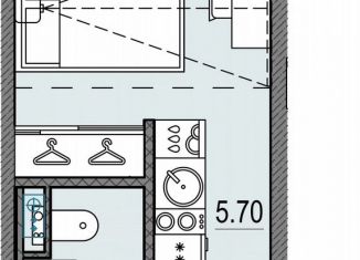 Продается квартира студия, 18.7 м2, Санкт-Петербург, метро Зенит