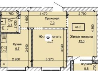 Продаю 2-комнатную квартиру, 44.6 м2, Барнаул