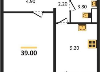 Продажа 1-ком. квартиры, 39 м2, Воронеж, Левобережный район, Ростовская улица, 18А