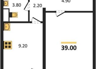 Продажа 1-комнатной квартиры, 39 м2, Воронеж, Левобережный район, Ростовская улица, 18А