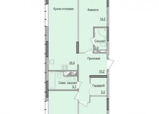 Продам 3-ком. квартиру, 85.6 м2, Ижевск, жилой район Культбаза