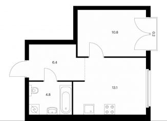 Продаю 1-комнатную квартиру, 35.3 м2, Москва, ЖК Барклая 6