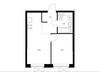 Продажа однокомнатной квартиры, 32.2 м2, поселение Московский, ЖК Саларьево Парк