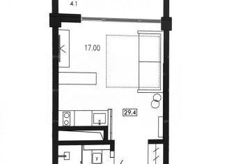 Продаю однокомнатную квартиру, 29.4 м2, Сочи, ЖК Фазотрон