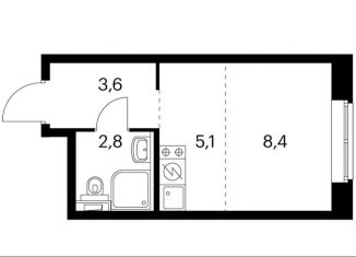 Квартира на продажу студия, 19.6 м2, Екатеринбург, жилой комплекс Космонавтов 11, 4.2, ЖК Космонавтов 11