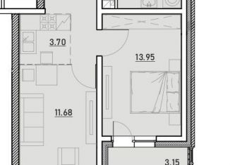 Продается однокомнатная квартира, 44.2 м2, Иркутск, ЖК Zenith