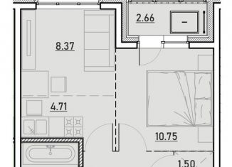 Продается однокомнатная квартира, 38 м2, Иркутск, ЖК Zenith