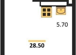 Продаю квартиру студию, 28.5 м2, Обь, Октябрьская улица, 5